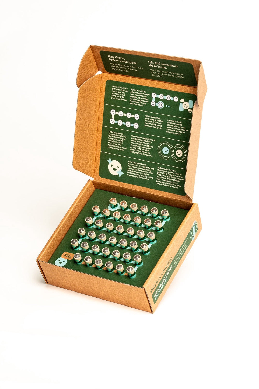 BetterBattery Eco AAA Batteries – 40 Pack