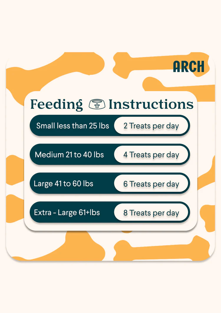 Arch Sustainable Dog Treats - 3 pack