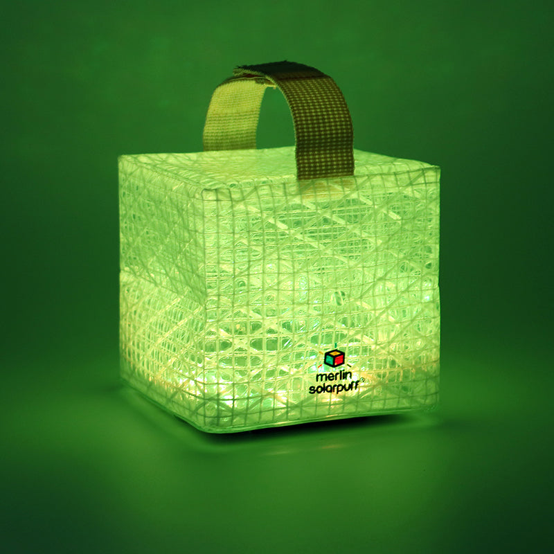 Collapsable Solar-Powered Lantern SolarPuff™ in Warm White