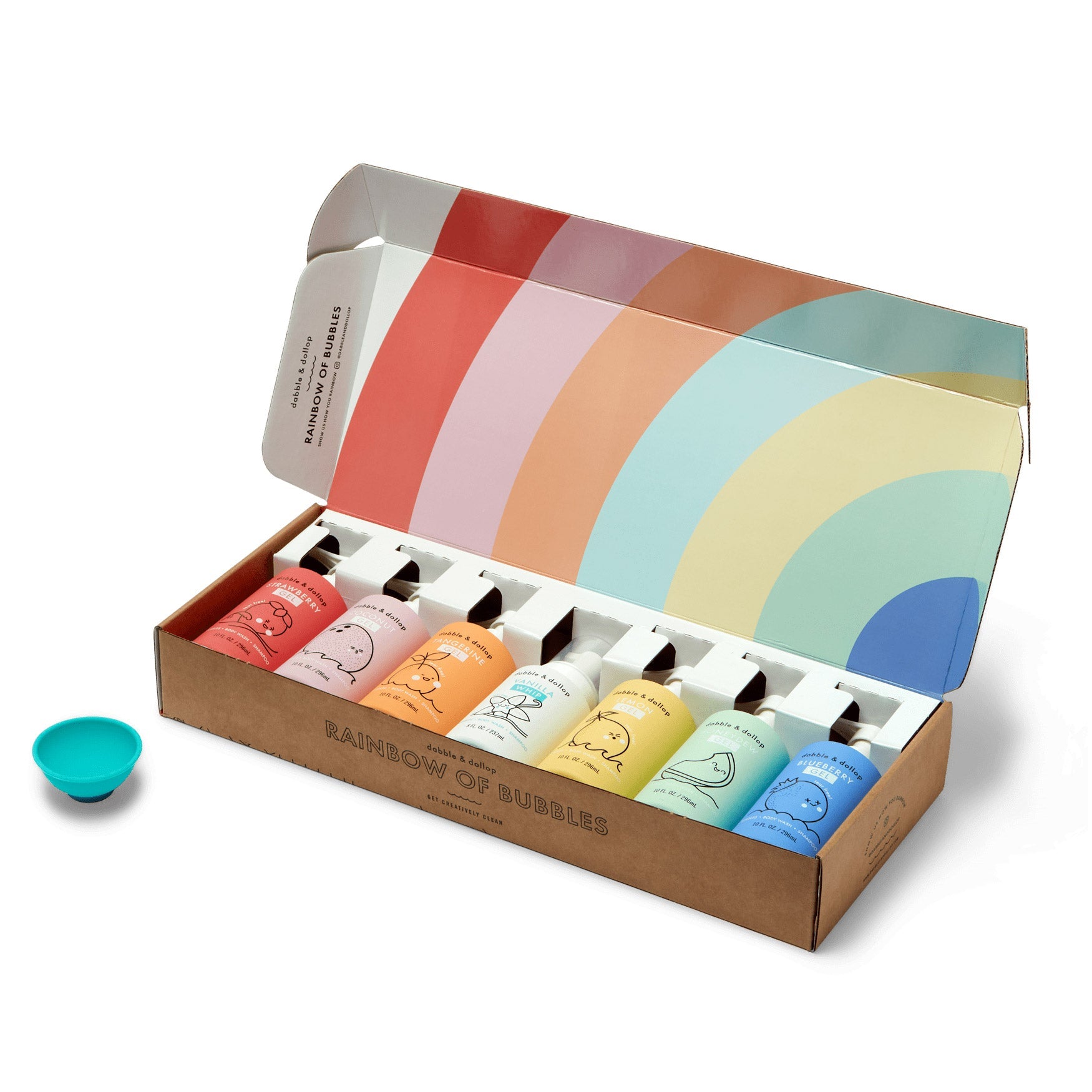 Dabble & Dollop Rainbow of Bubbles Bath Bundle