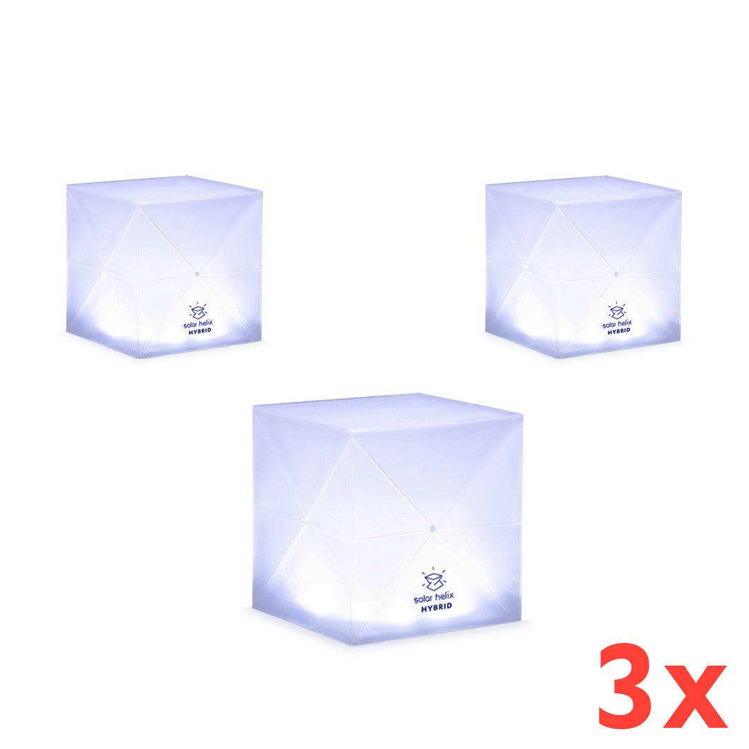 Helix Hybrid Collapsible Solar-Powered Origami Lantern