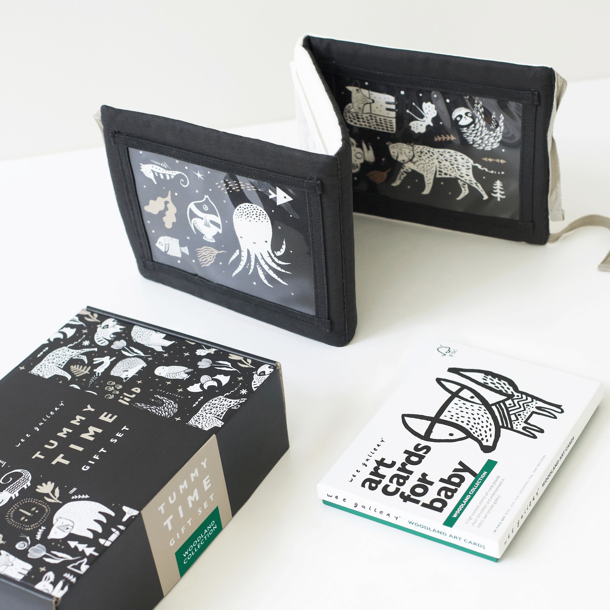 Baby Tummy Time Gallery with Mirror Gift Set