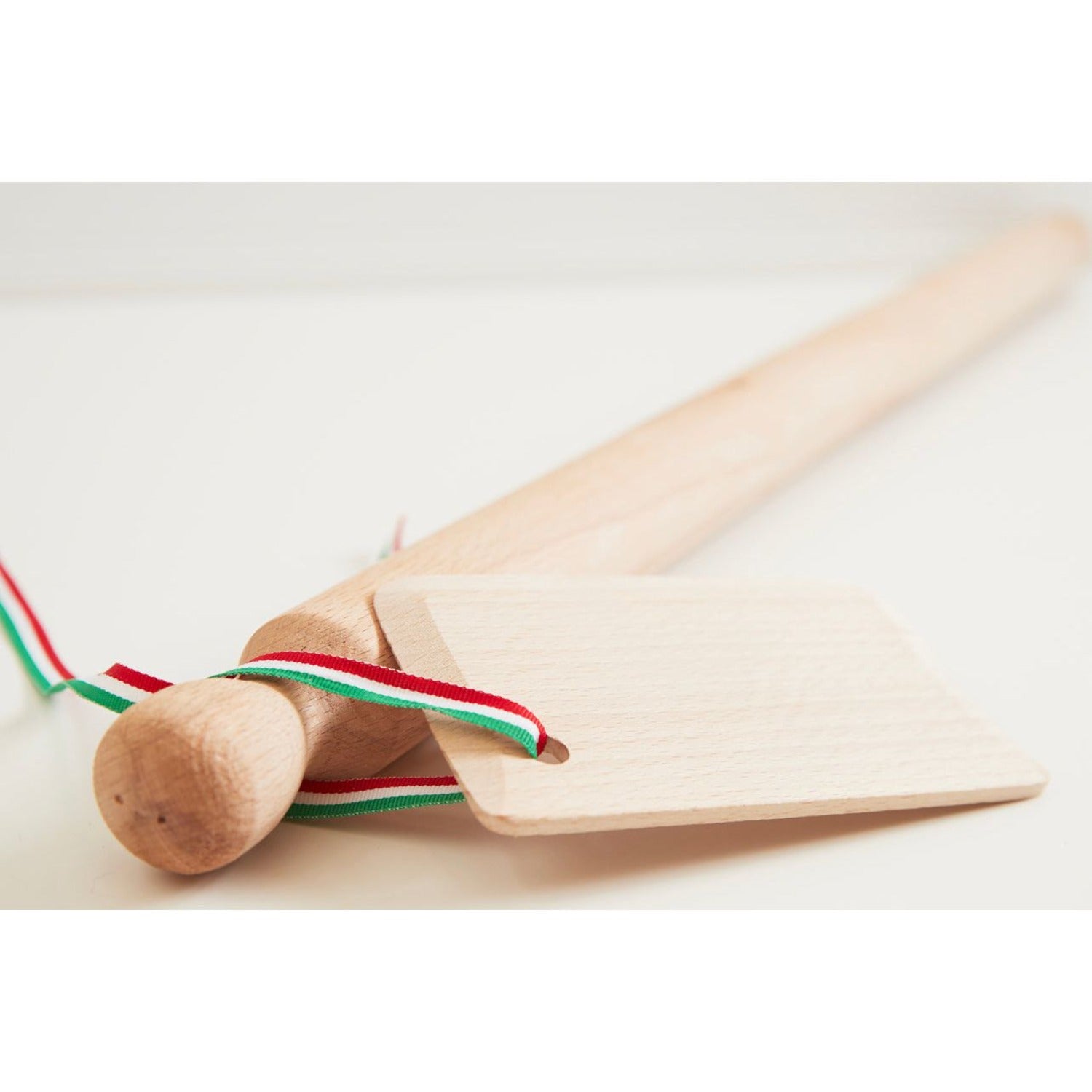 Italian Mattarello Pasta Rolling Pin and Dough Scraper Set