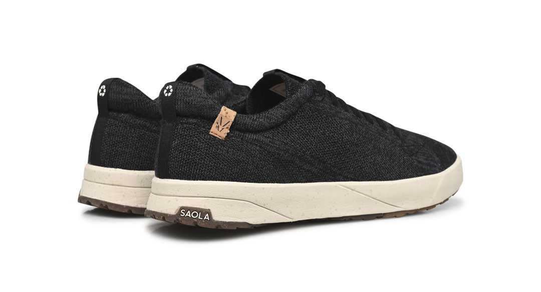 Cannon Knit W 2.0 Wool Black - Steel Grey