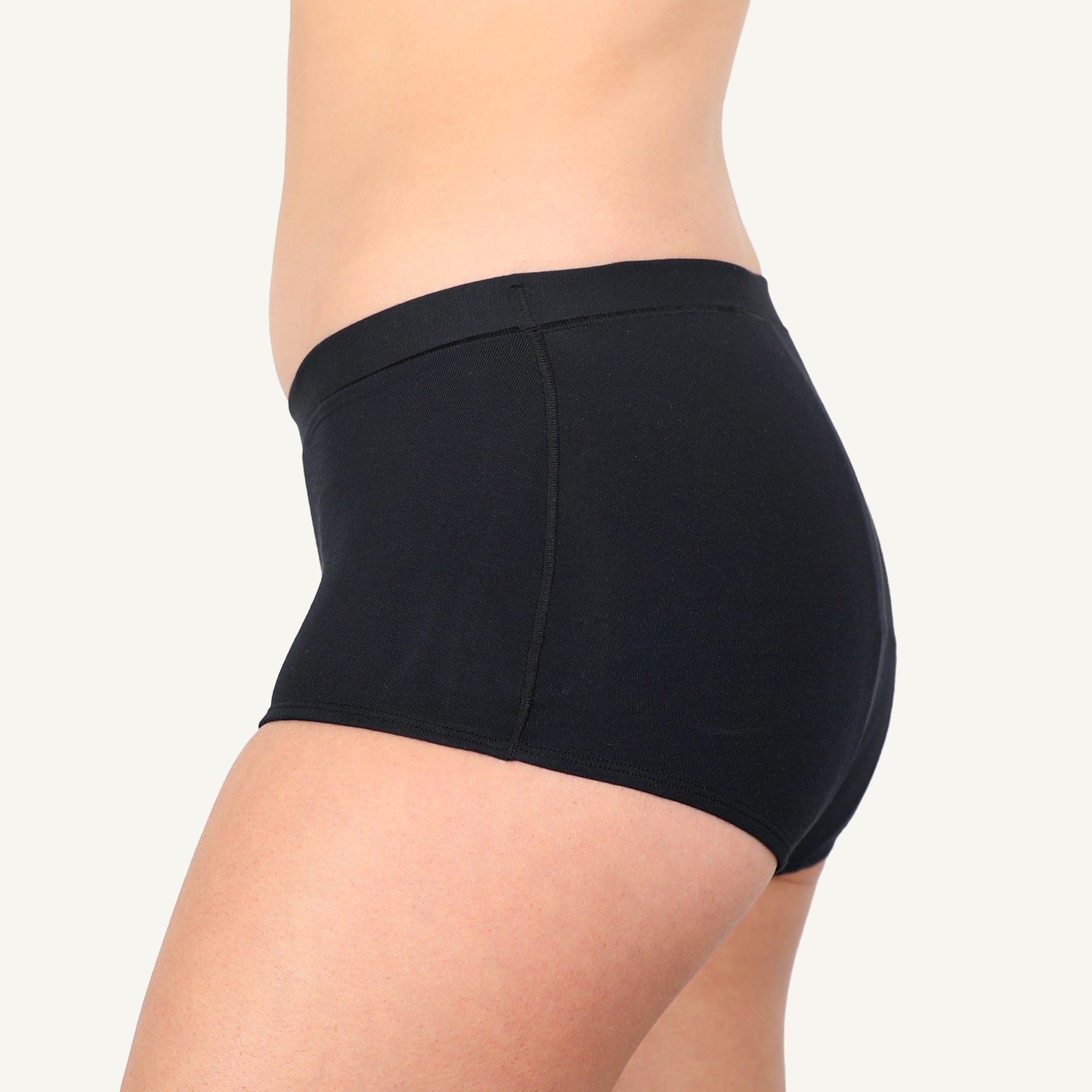 ZeroWasteStore.com Comfort Boyshort- Leakproof, High Absorbency, Recycled