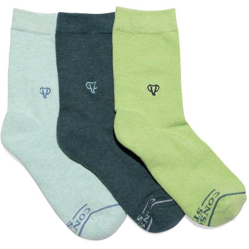 Kids Socks that Protect Elephants Gift Box 3pk