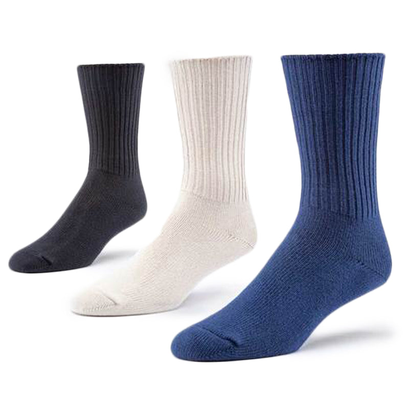 Organic Cotton Classic Crew Socks – 3-pk