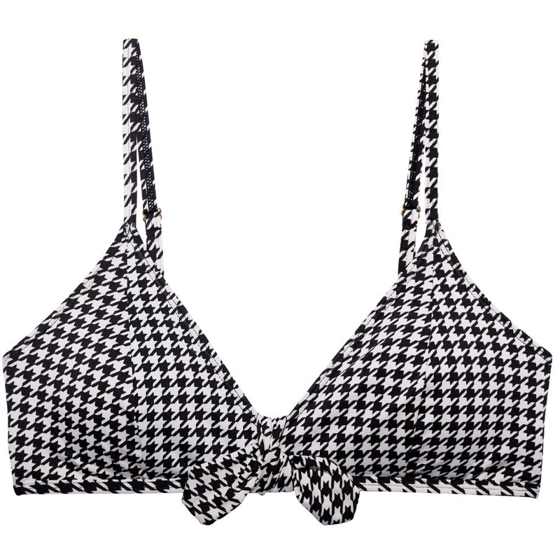 Houndstooth Bikini Top