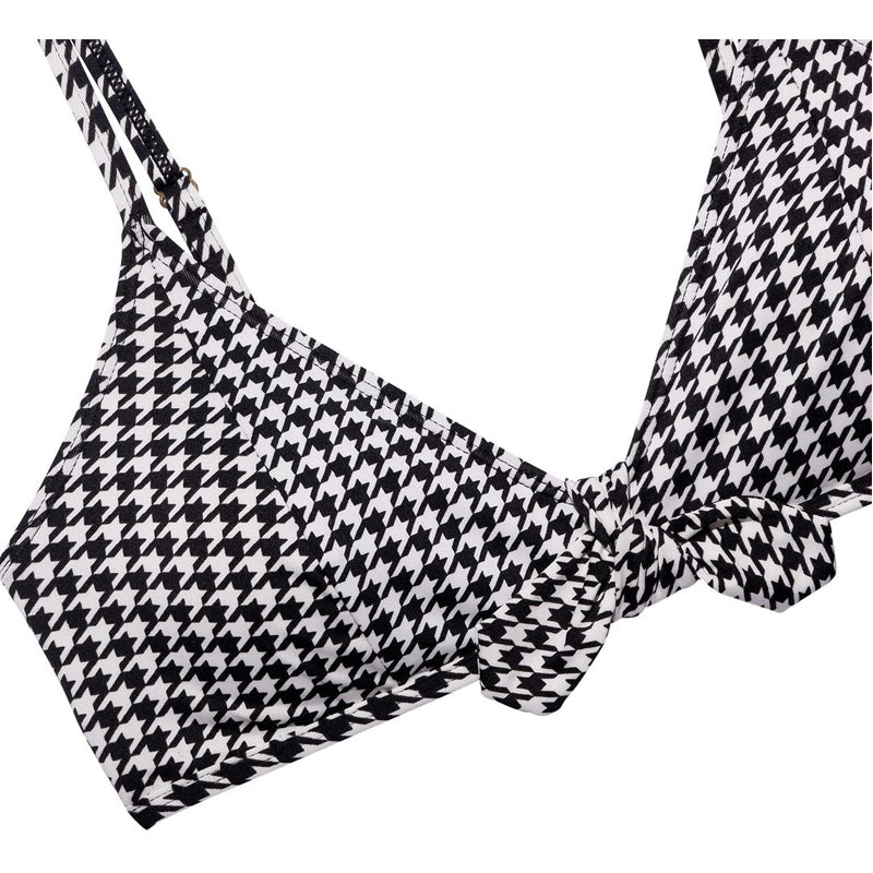 Houndstooth Bikini Top