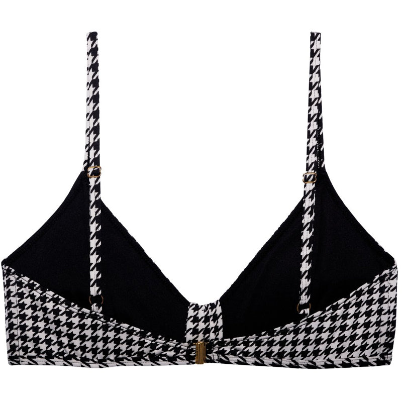 Houndstooth Bikini Top