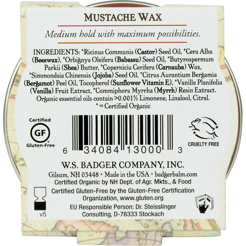 Mustache Wax .75oz