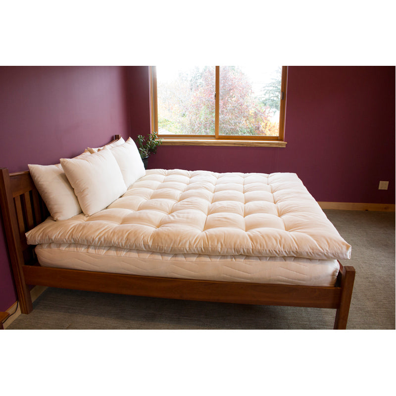 Quilted Wool Mattress Topper