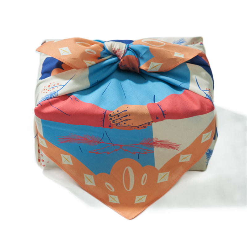 Joy Reusable Fabric Gift Wrap