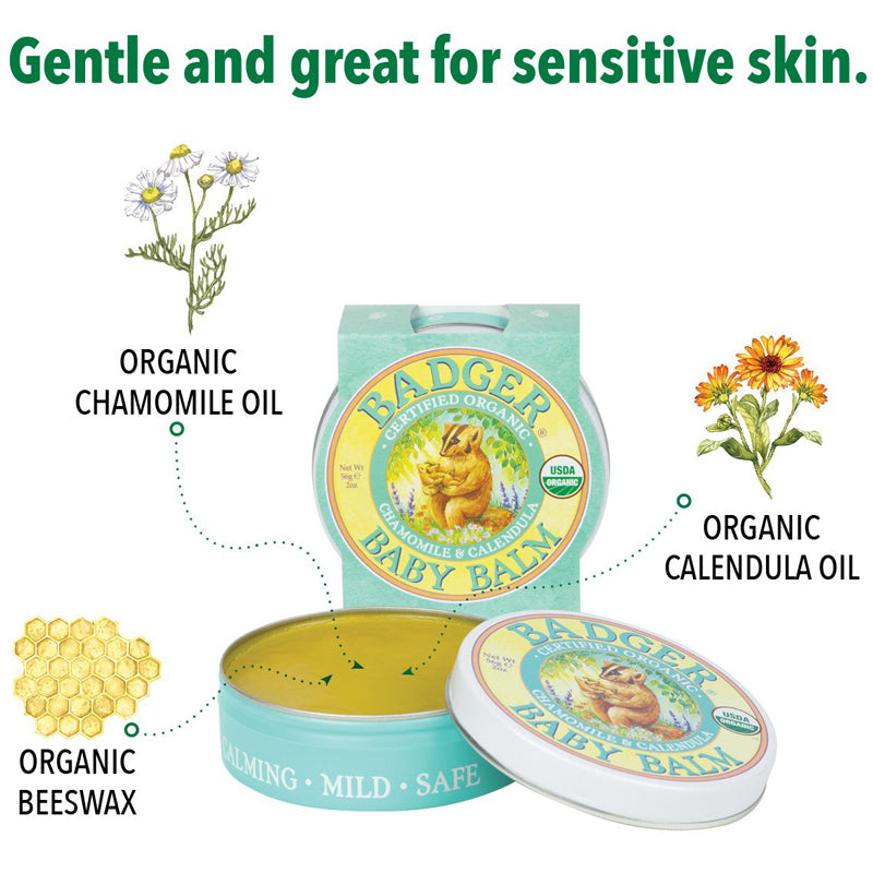 Chamomile & Calendula Baby Balm 2oz