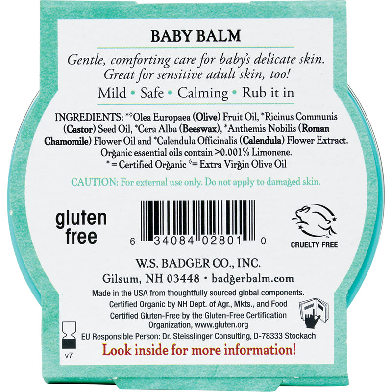 Chamomile & Calendula Baby Balm 2oz