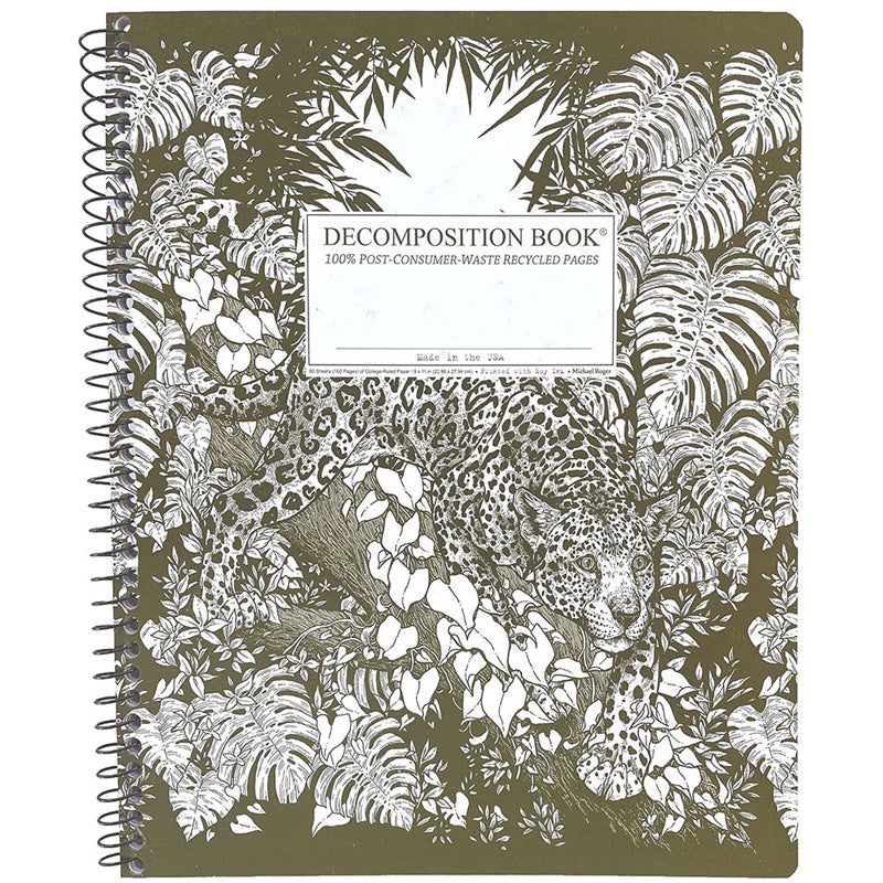 XL Ruled Spiral Decomposition Notebook