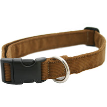 Hemp Corduroy Dog Collar