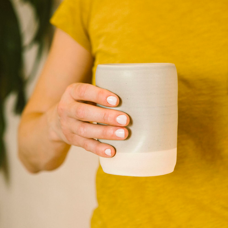 Handmade Ceramic Squeeze Cup