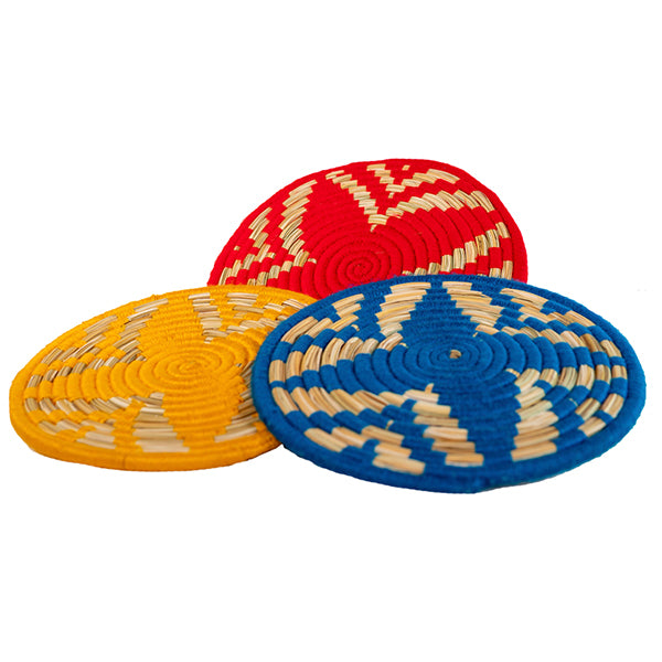 Moroccan Woven Trivets Set