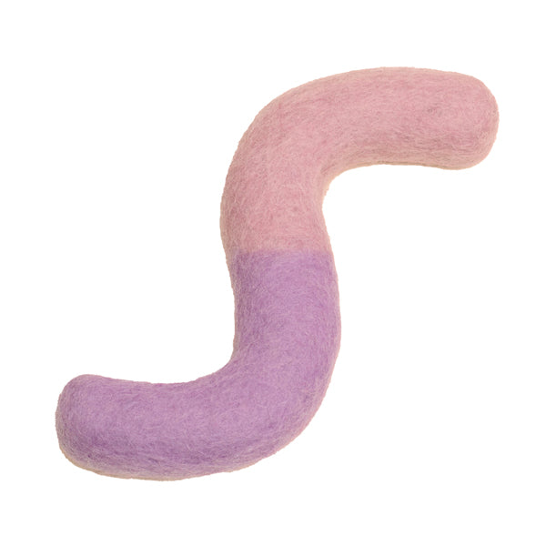 Noodle Felt Dog Toy