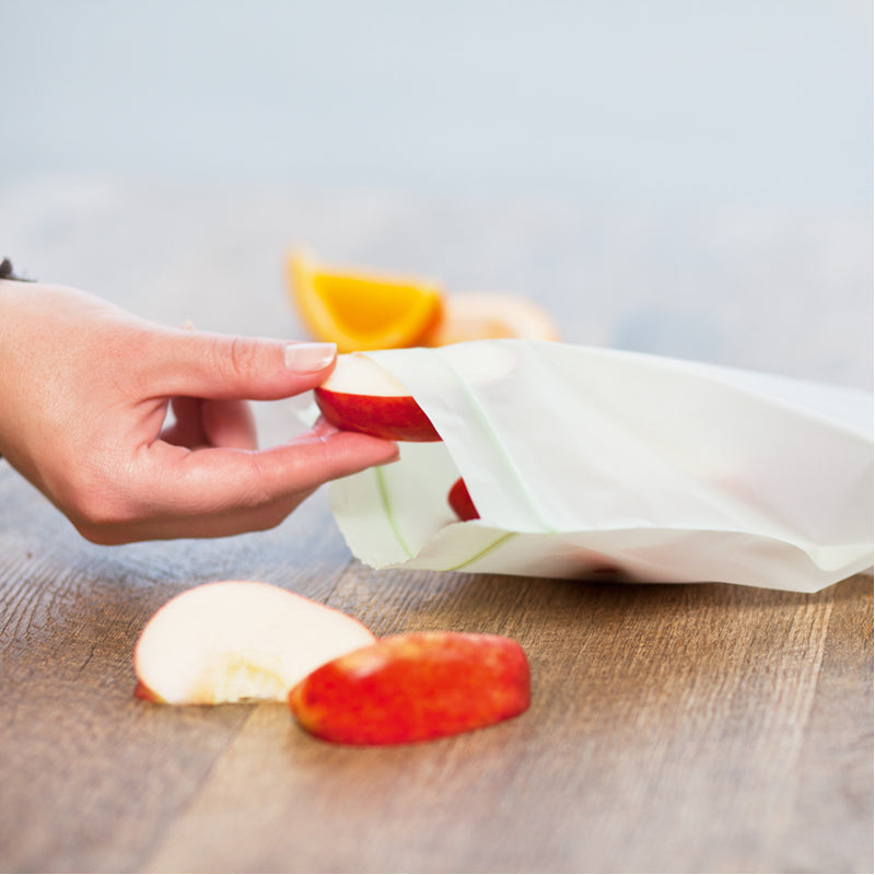 Compostable & Resealable Sandwich Bags - 25pk