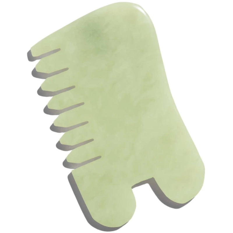 Gemstone Gua Sha + Massaging Comb