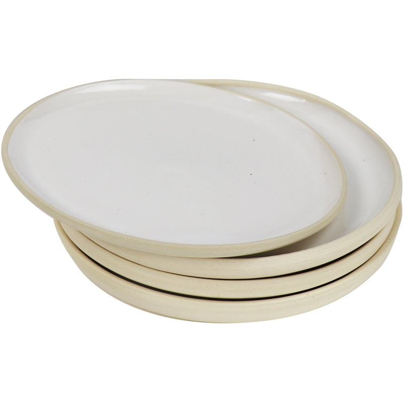 Handmade Ceramic Salad Plate 4pk