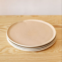 Handmade Ceramic Dinner Plate 4pk