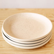 Handmade Ceramic Saucy Plate 4pk