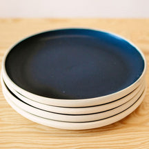 Handmade Ceramic Saucy Plate 4pk