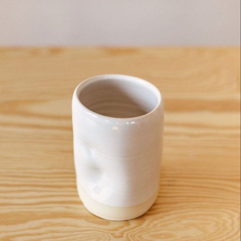 Handmade Ceramic Squeeze Cup