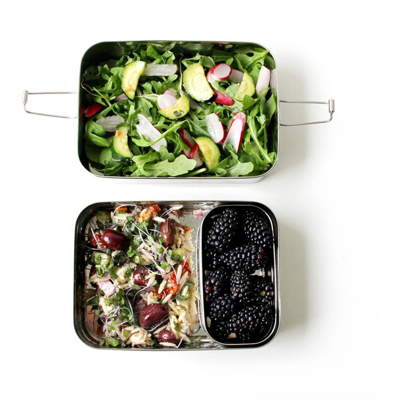 3-in-1 Giant Stainless Steel Lunchbox