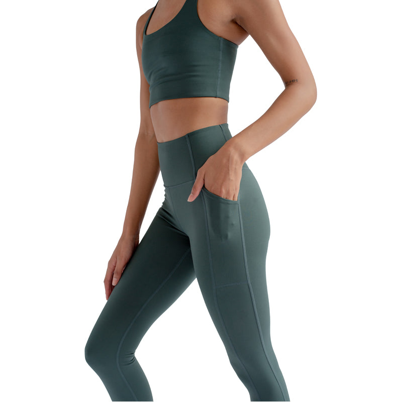 High-Rise Compressive Pocket Legging - XS, XXL