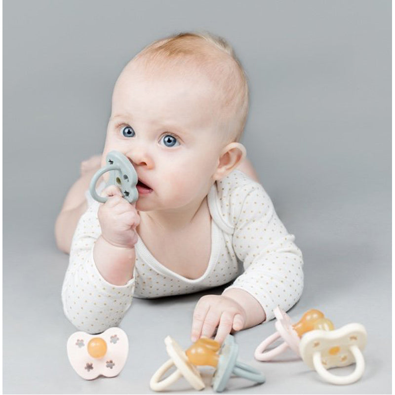 Baby Blue Newborn Orthodontic Natural Rubber Pacifier