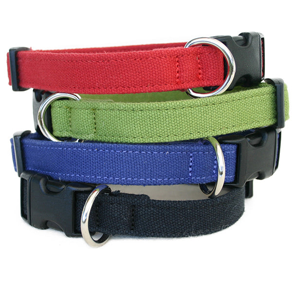 Basic Canvas Hemp Dog Collar