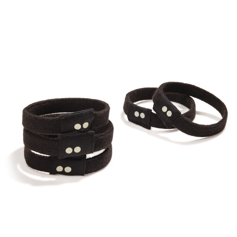 Black Organic Hair Ties