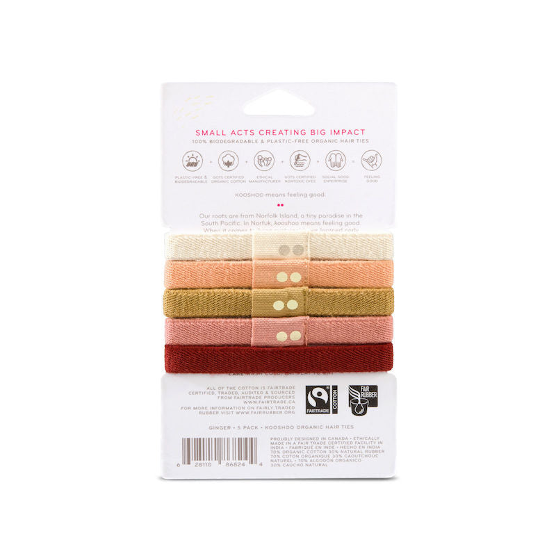 Ginger Organic Hair Ties