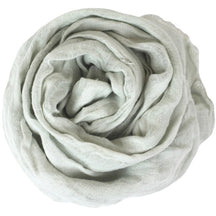 Lightweight Frayed Linen Scarf - Luxury Stonewashed