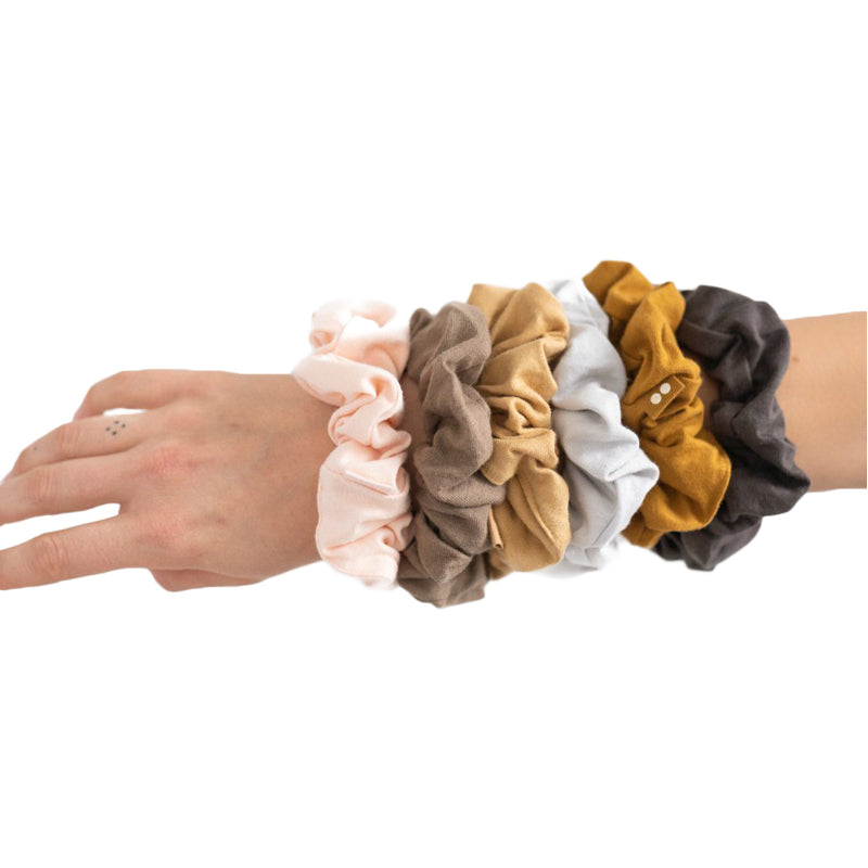 Moon Shadow Organic Hair Scrunchies