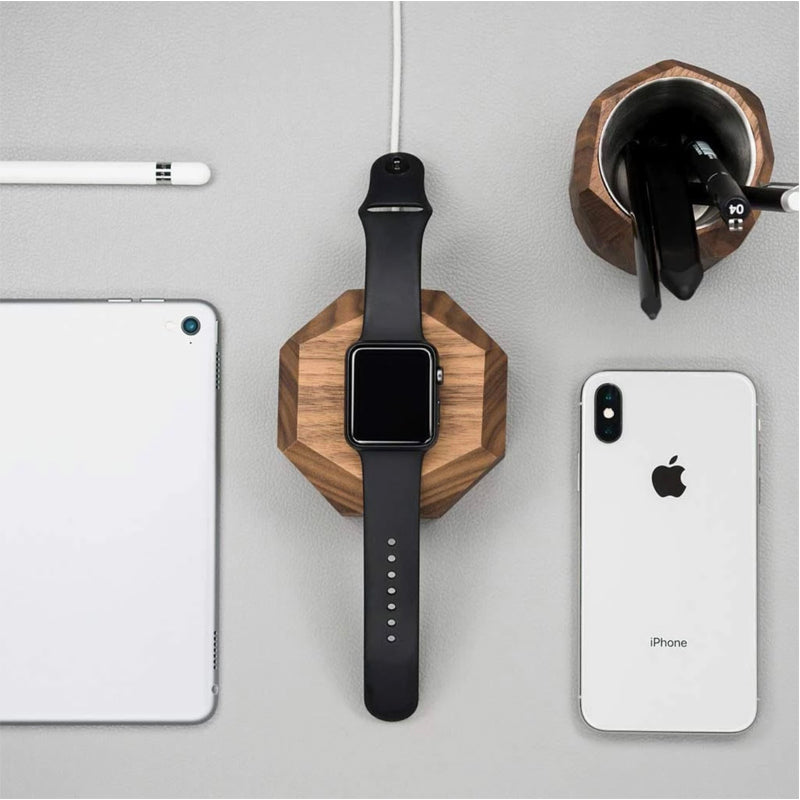 Wooden Apple Watch Charging Dock