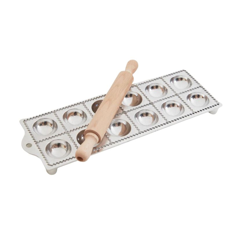 Italian Ravioli Mold with Roller