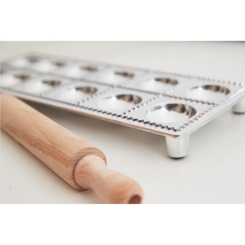 Italian Ravioli Mold with Roller