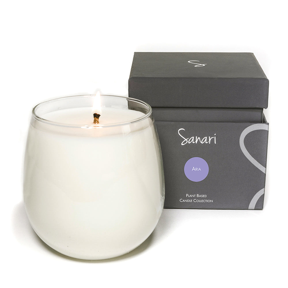 Aria (Tangerine, Ylang Ylang, Lavender) Organic Candle