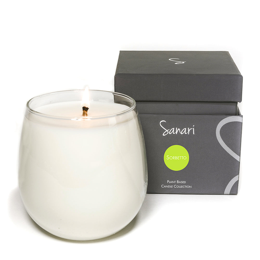 Sorbetto (Blood Orange, Coconut, Vanilla) Organic Candle