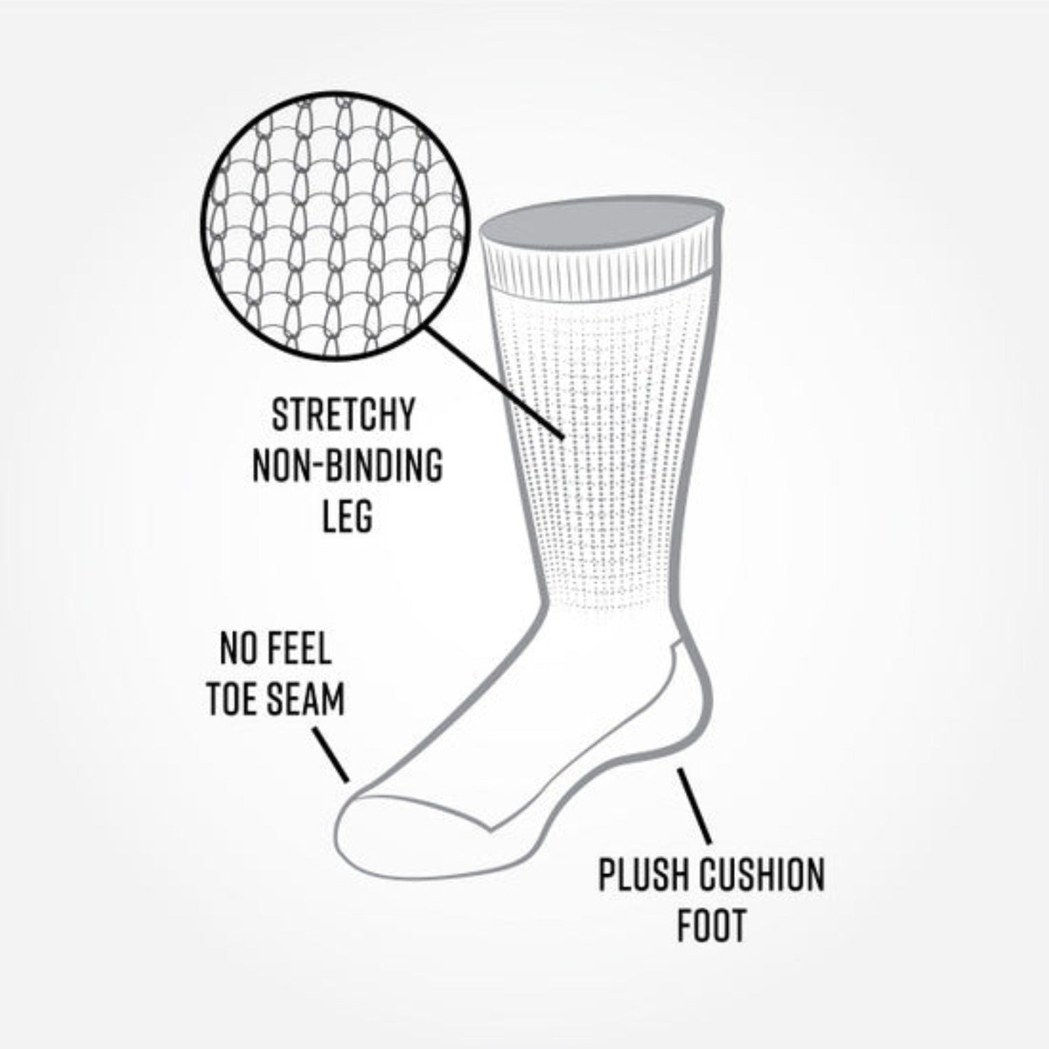 Organic Cotton Socks -  Diabetic