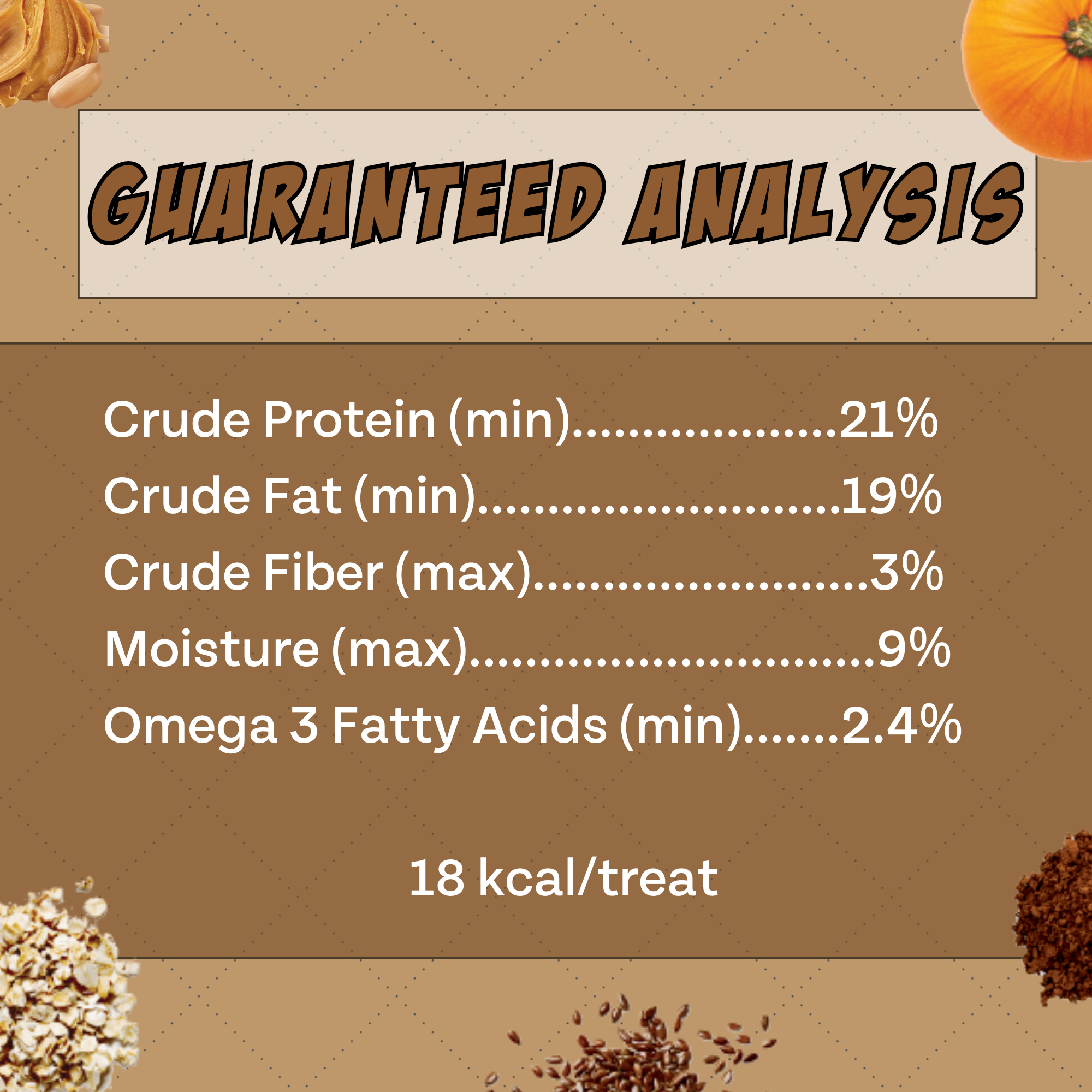 Superfood Dog Treats: Peanut Butter, Cricket, and Pumpkin, 2-pack