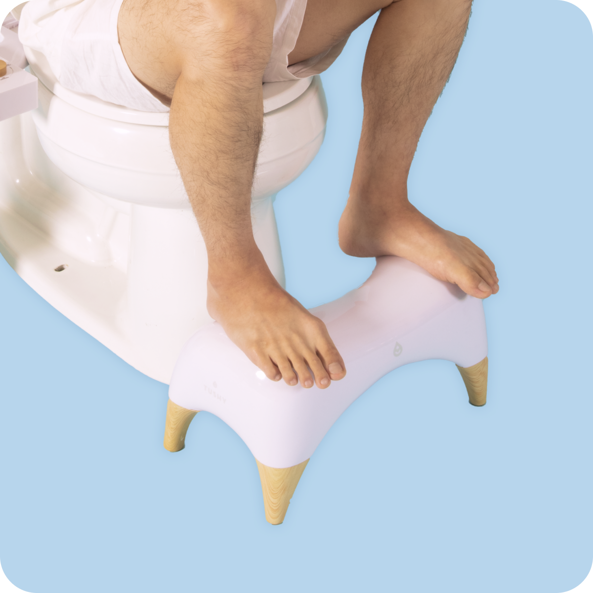 TUSHY Ottoman - Toilet Stool