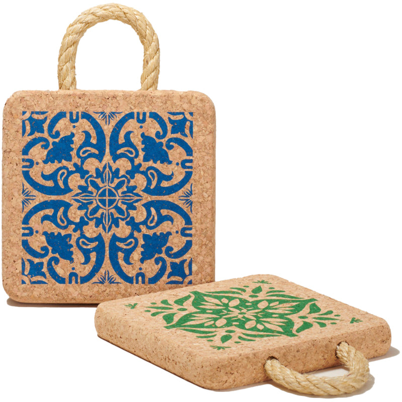 Portuguese Tile Cork Trivet