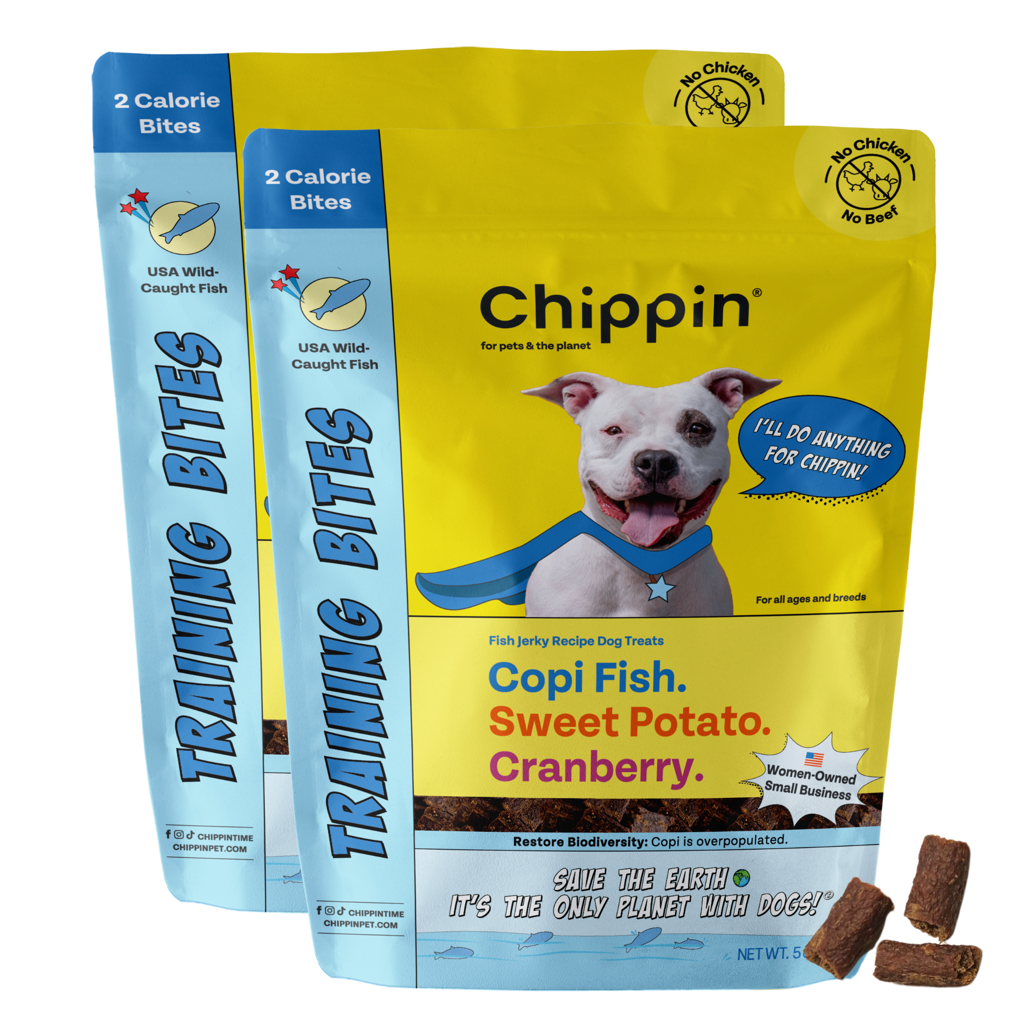 Fish Training Bites for Dogs, 2-pack