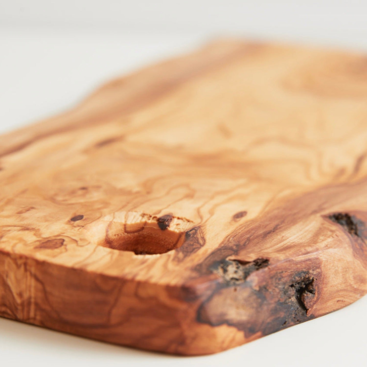 Italian Olivewood Charcuterie Board - with Hole